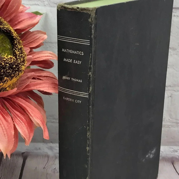 Vintage 1959 Rinehart MATHEMATICS MADE EASY textbook - Picture 2 of 8